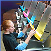 Refilling paper in packaging process